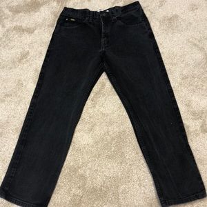 LEE relaxed fit black jeans. 32x30